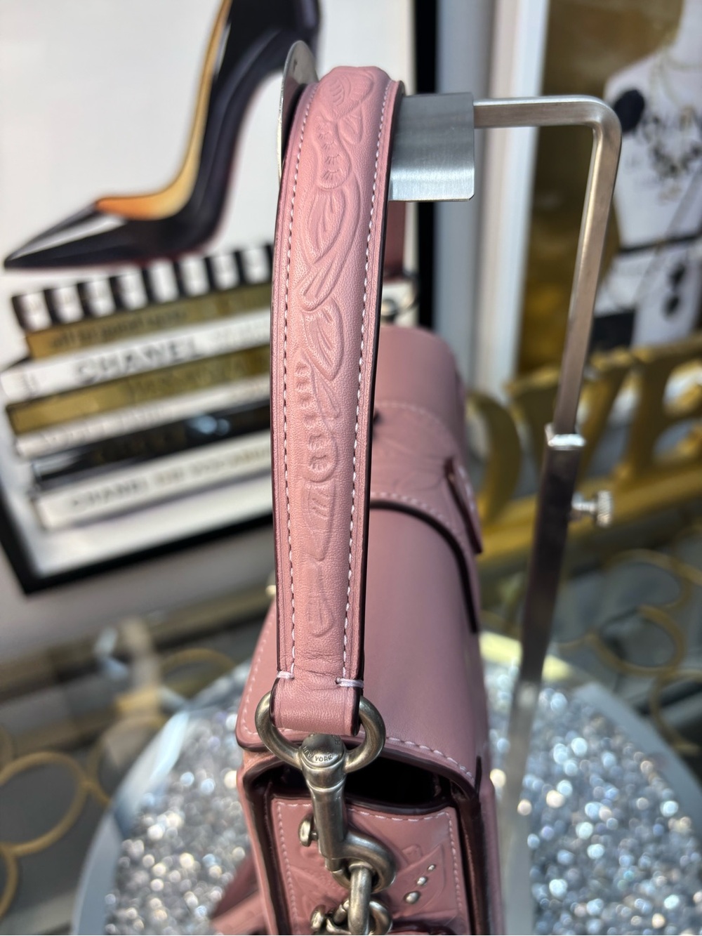 Coach 2017 Page Crossbody Bag with Tea Rose Tooling NWT - Picture 10 of 15